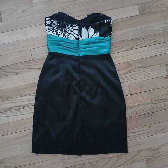 Women's Strapless Mini Dress Size 5 Party Clubbing Prom Wedding Made in USA - Picture 2 of 10